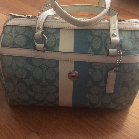 Coach turquoise Pocketbook - Picture 3 of 4